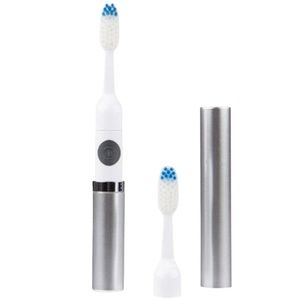 VIVITAR Smile Big Sonic Ultra Battery Operated Tooth Brush PT-V1002-SIL, Silver